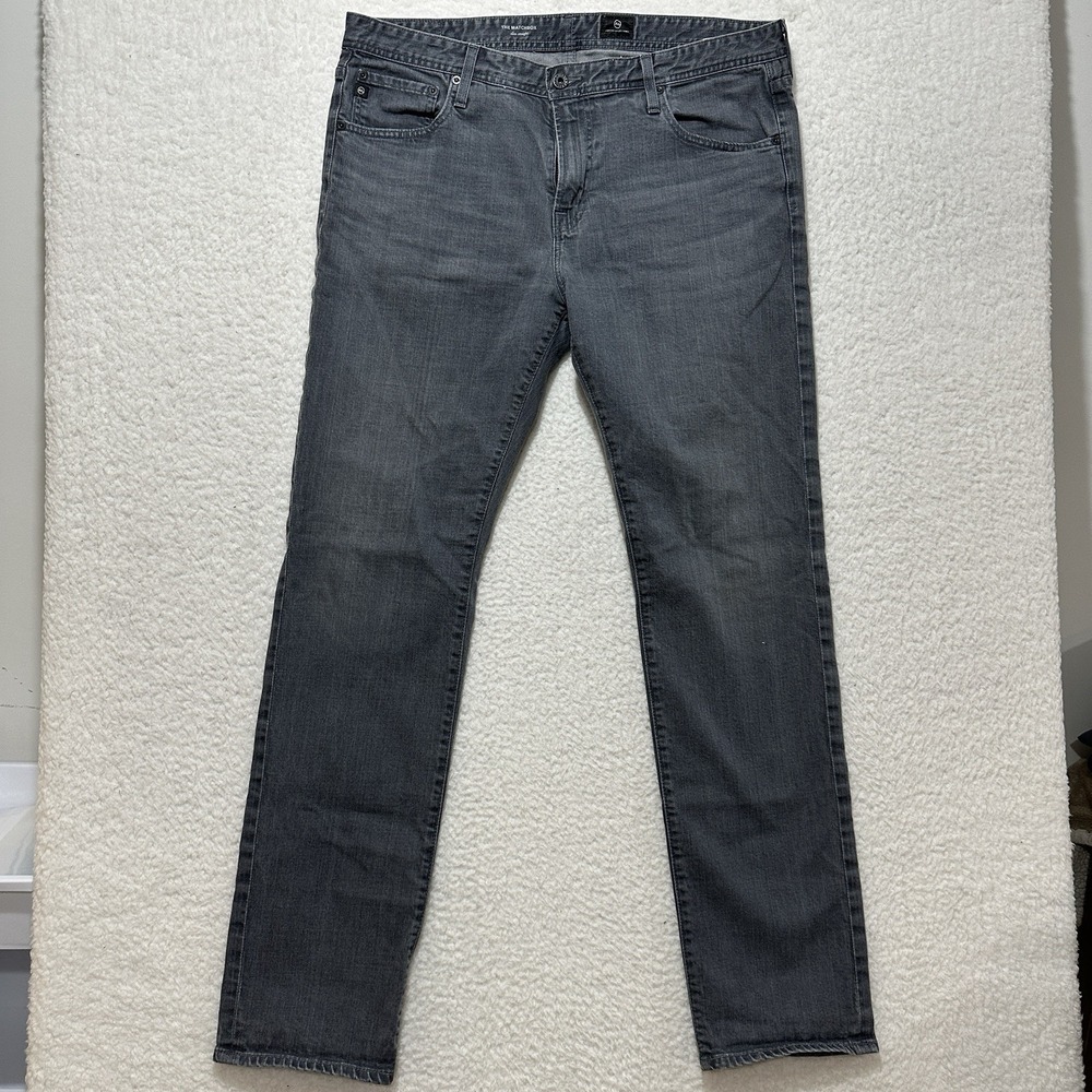 AG Adriano Goldschmied Men Jeans The Matchbox Slim Straight Cotton Blend Size 38